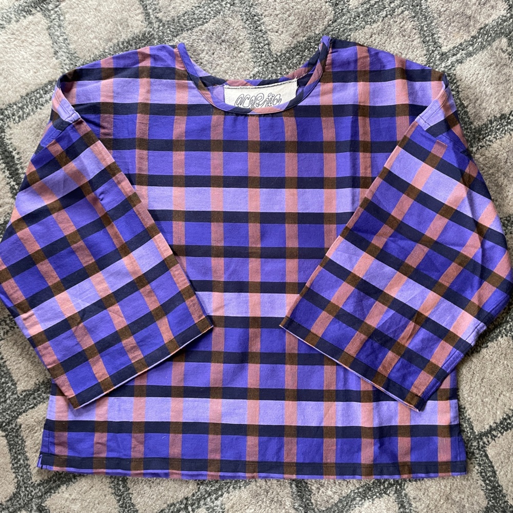 Ace & Jig Play Top in Viola Check